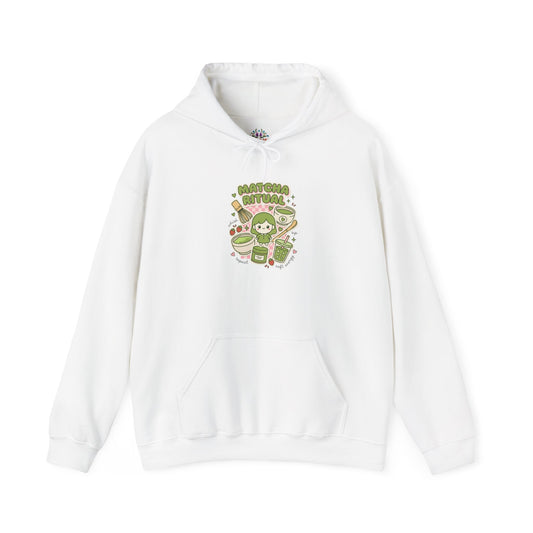 Matcha Cat Latte Hoodie | matcha aesthetic, café girl style