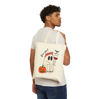 Halloween Tote Bag - Boo-tiful Tote for Trick or Treat, Fall Fashion Gatherings, Pumpkin Spice Lovers, Ghost Bag for Her Eco-Friendly Gift