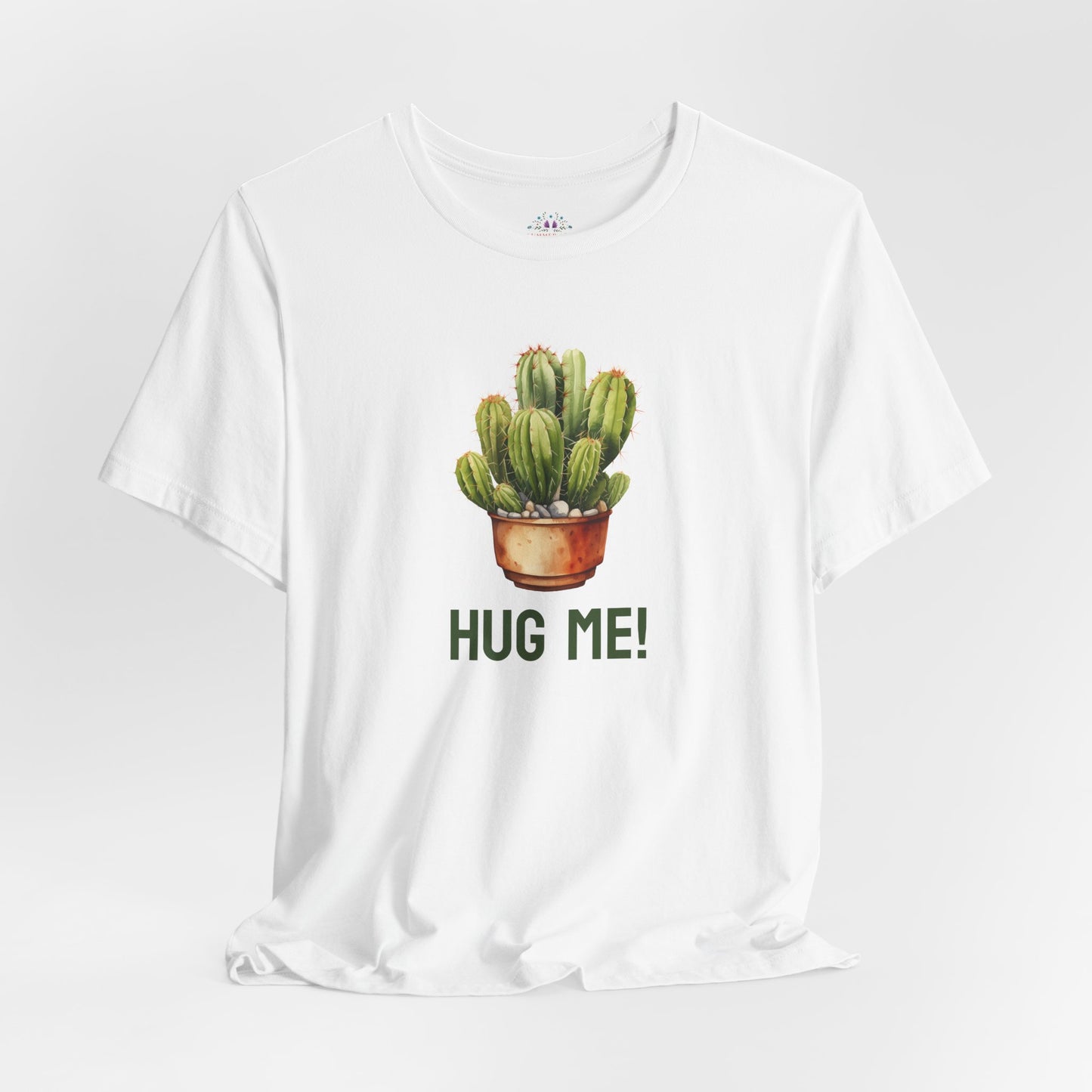 Cactus Tshirt, Succulent Tee, Plant Lover Shirt, Desert Graphic Top, Botanical Print Clothing, Hug me shirt for Friend, Attitude shirt