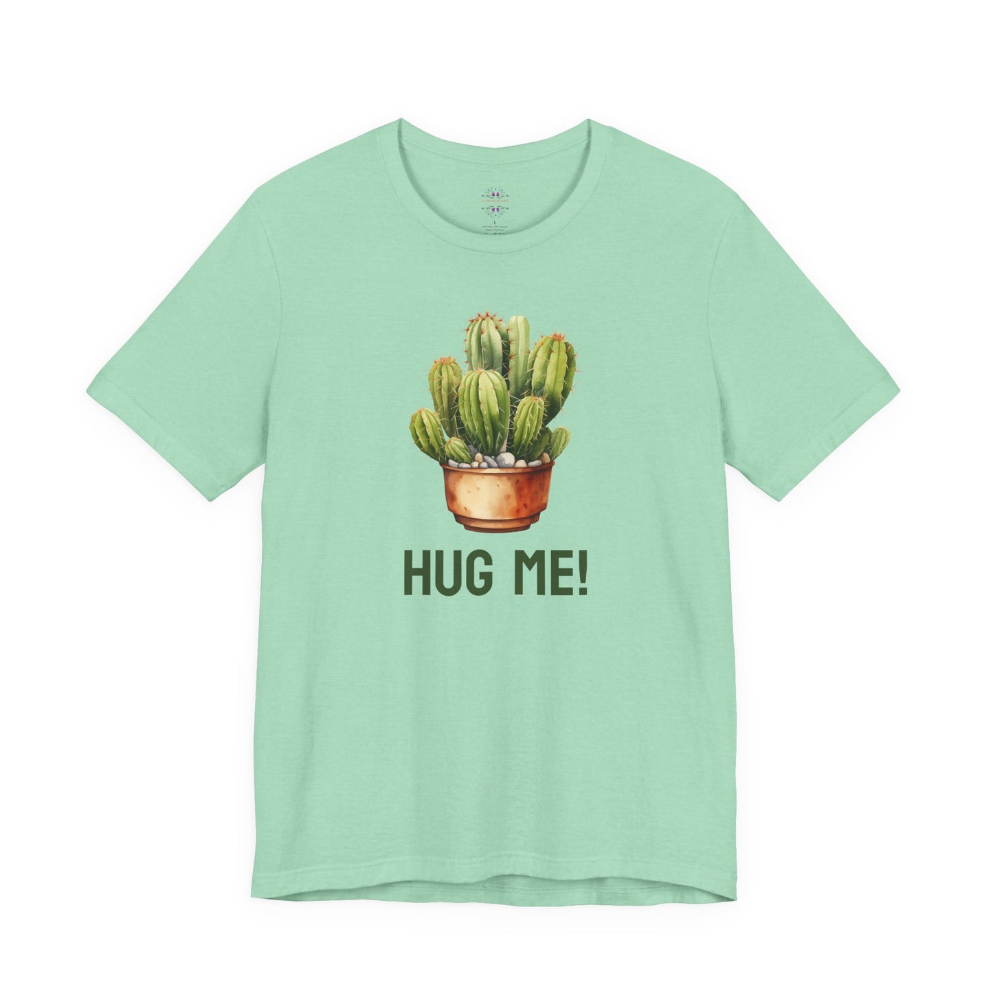 Cactus Tshirt, Succulent Tee, Plant Lover Shirt, Desert Graphic Top, Botanical Print Clothing, Hug me shirt for Friend, Attitude shirt